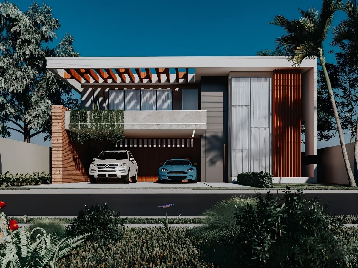 Residência F & E — fachada